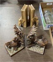 2 Pair of Bookends