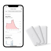SwitchBot IP65 Hygrometer 3Packs  Wireless