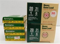 (70) Rounds of assorted 20 gauge ammo including