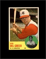 1963 Topps #282 Bob Del Greco EX to EX-MT+