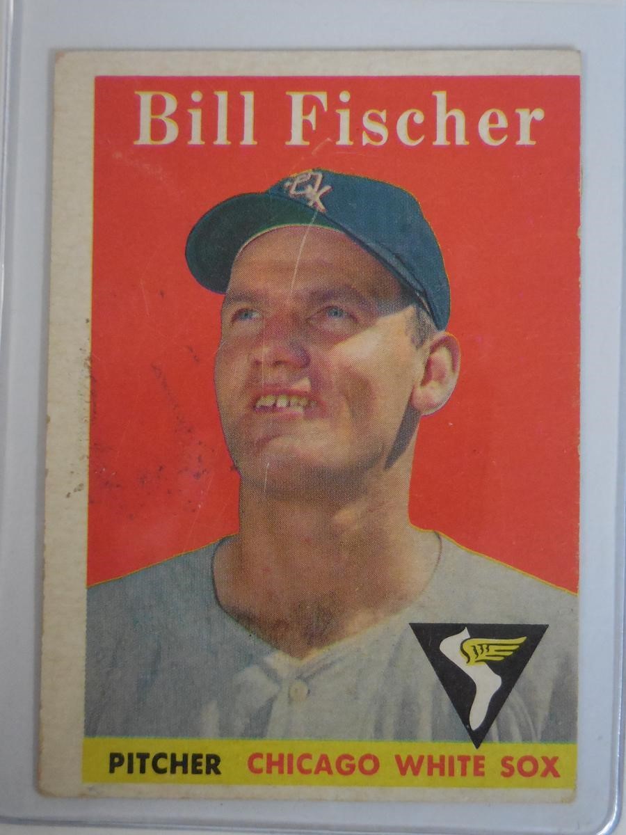 1958 TOPPS #56 BILL FISCHER WHITE SOX