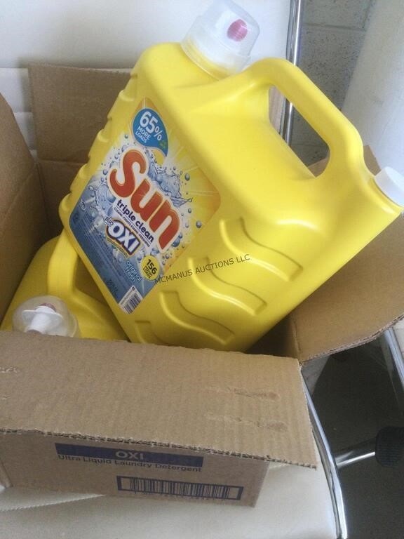 Box of 2x250fl oz Sun laundry detergent
