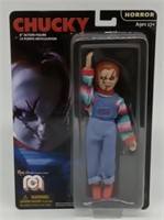 (FW) Mego Chucky 8" action figure in box.