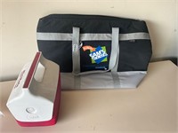 Large cold bag and small igloo cooler