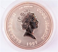 Coin Cook Island Diana Princess of Wales $1