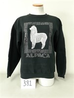 Women's Cotton Deluxe "Alpaca" Sweatshirt - Sz Med