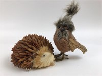 Bird & Porcupine Decorations