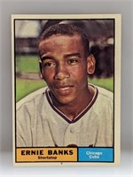 1961 Topps #350 Ernie Banks HOF 1977 Chicago Cubs