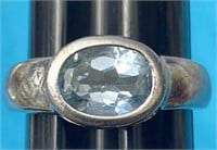 Sz.8.5 Sterling Silver Ring 4.22 Grams