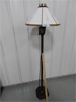 Floor lamp with shade