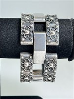 Vint Lg Moderistic Sterling (Mexico) Bracelet 77 G