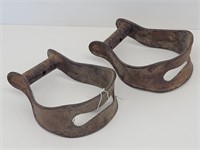 Pair of Antique Iron Stirrups