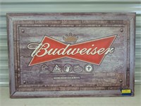 Budweiser sign 24x36