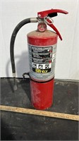 18" High Fire Extinguisher, Requires Recharge