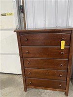 36x19x49 Wooden Chest 5 Drawers