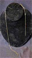 14k Gold Necklace 20.5" l -Italy -Broken