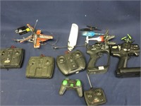 Mix lot of RC helicopters and controllers