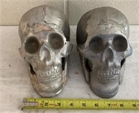 Cast Aluminum Skulls