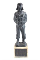 WWII Metal Statue