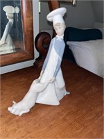 Vintage Lladro " Cook in Trouble" #4608 Figurine