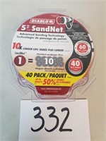 New Diablo $30 40-Ct 5" SandNet Sanding Discs