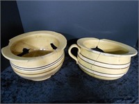 2 Chamber Pots - Mobile Dug Artifacts Pieces Only