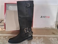 Ladies new Justfab Carmaletta boots size US 9