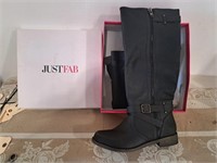 Ladies new Justfab Rufina boots size US10
