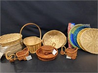 Wicker baskets for crafts