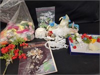 Wedding preparation package of faux flowers and