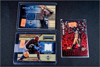 (3) Kevin Garnett cards; 1996 Red Hot Rookies card