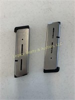 (2) Wilson Combat 45 ACP magazines