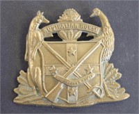 1st Australian Volunteer Horse Slouch Hat badge