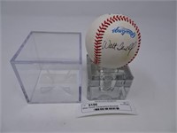 Walt Terrell Autographed Baseball