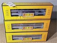 3 Rail King Cars in Orig boxes