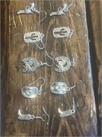6 Pairs Western Earrings