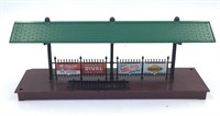 Vintage Lionel train station platform 12" x 5”