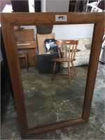 Wooden Framed Mirror 39x27