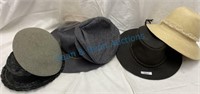 Group of vintage hats