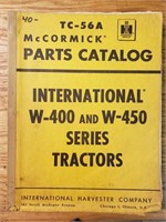 IH w-400 and w-450 parts catalog