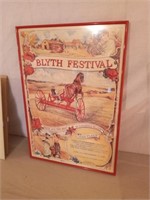 "Blyth" Horse Framed Poster