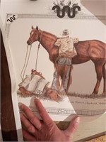 King Ranch Quarter Horse Poster w/bag
