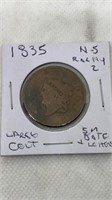 1835 Large Cent small date large letters
