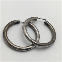 Silver Hoop Earrings