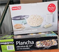 $95 -Presto Electric Griddle & Dash Popcorn Maker