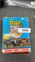 Desert storm trading cards