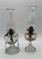 Two Antique Oil Lamps