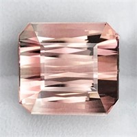 Natural Peach Pink Tourmaline { Flawless-VVS }