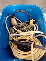 Group of heavy duty extension cords