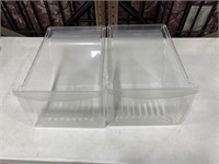 2 Refrigerator drawer replacements 12x17
